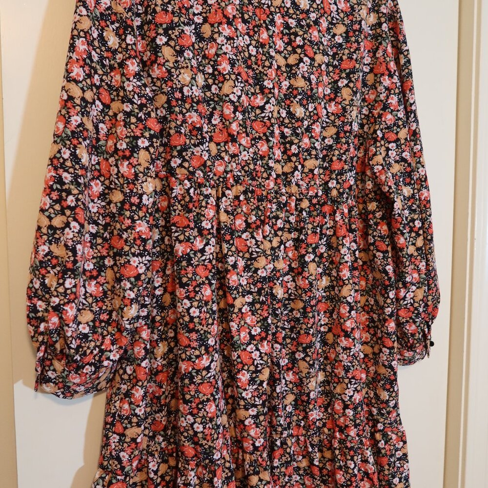 Floral Long Sleeve Dress